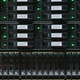 Data storage units plugged into an IBM mainframe at the CeBIT technology conference in Hanover, Germany in 2015; used here as stock photo.